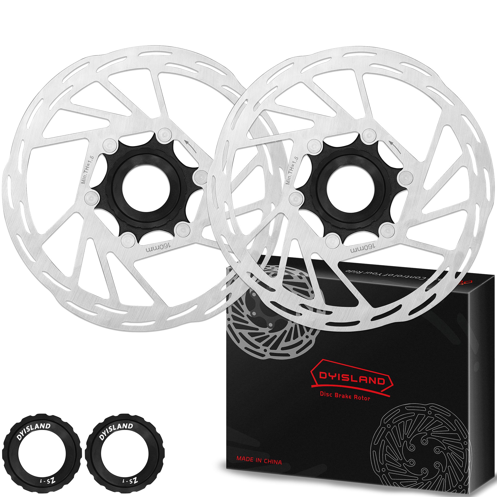 DYISLAND Bicycle Brake Rotor CenterLock Disc Brake Rotor