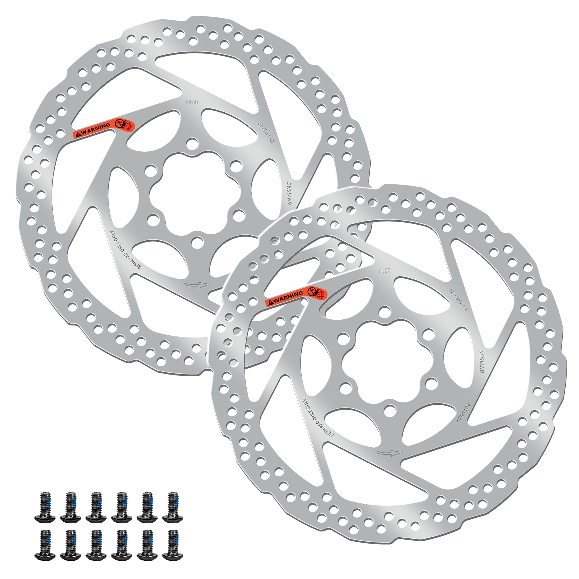 Rotor de freno mejorado DYISLAND – Edición Orange Tag