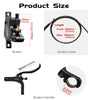 DYISLAND SD-200 2-Kolben Hydraulische Scheibenbremse Set Für MTB/Mountainbike