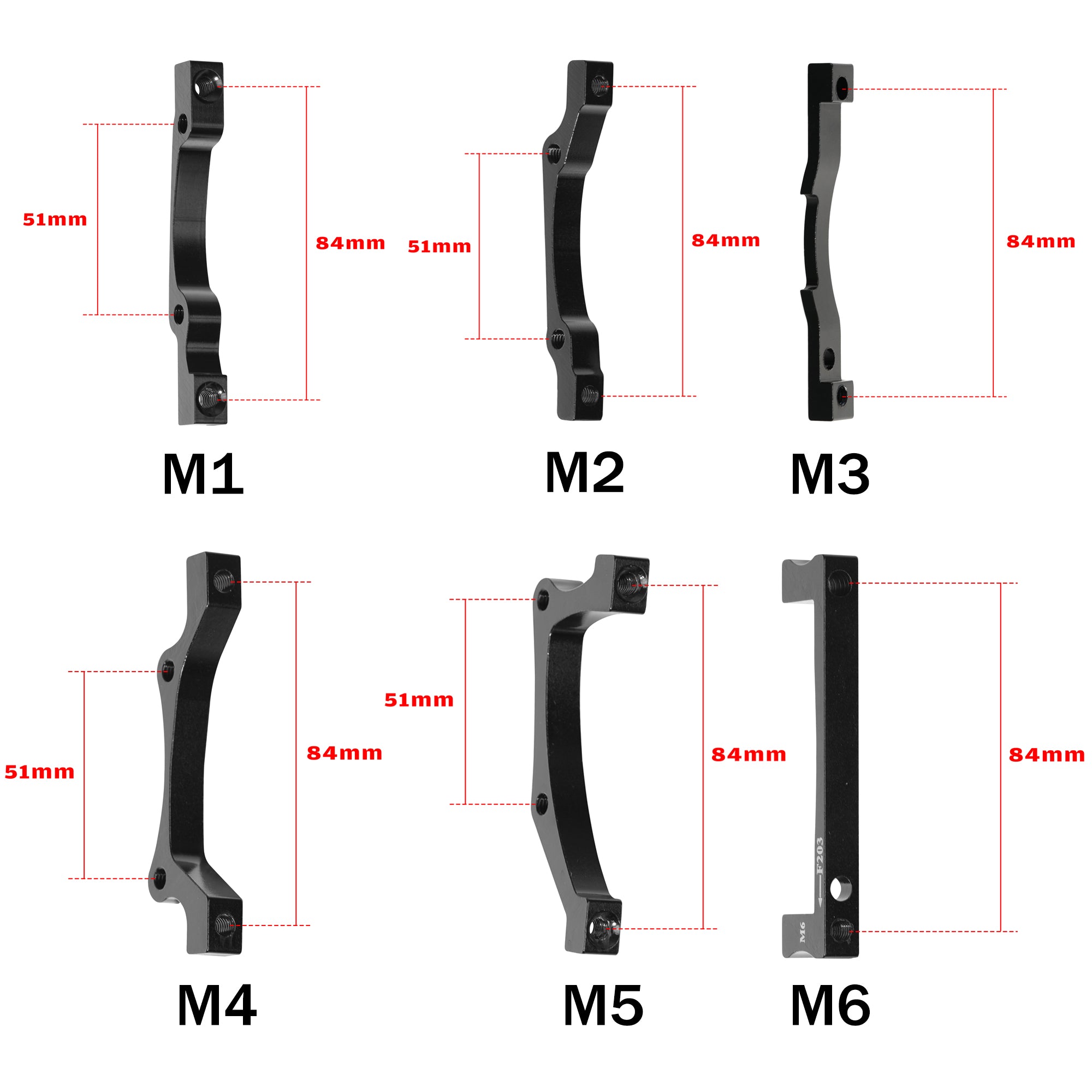 DYISLAND LD-200PLUS & LD4X-300 Brake Bracket