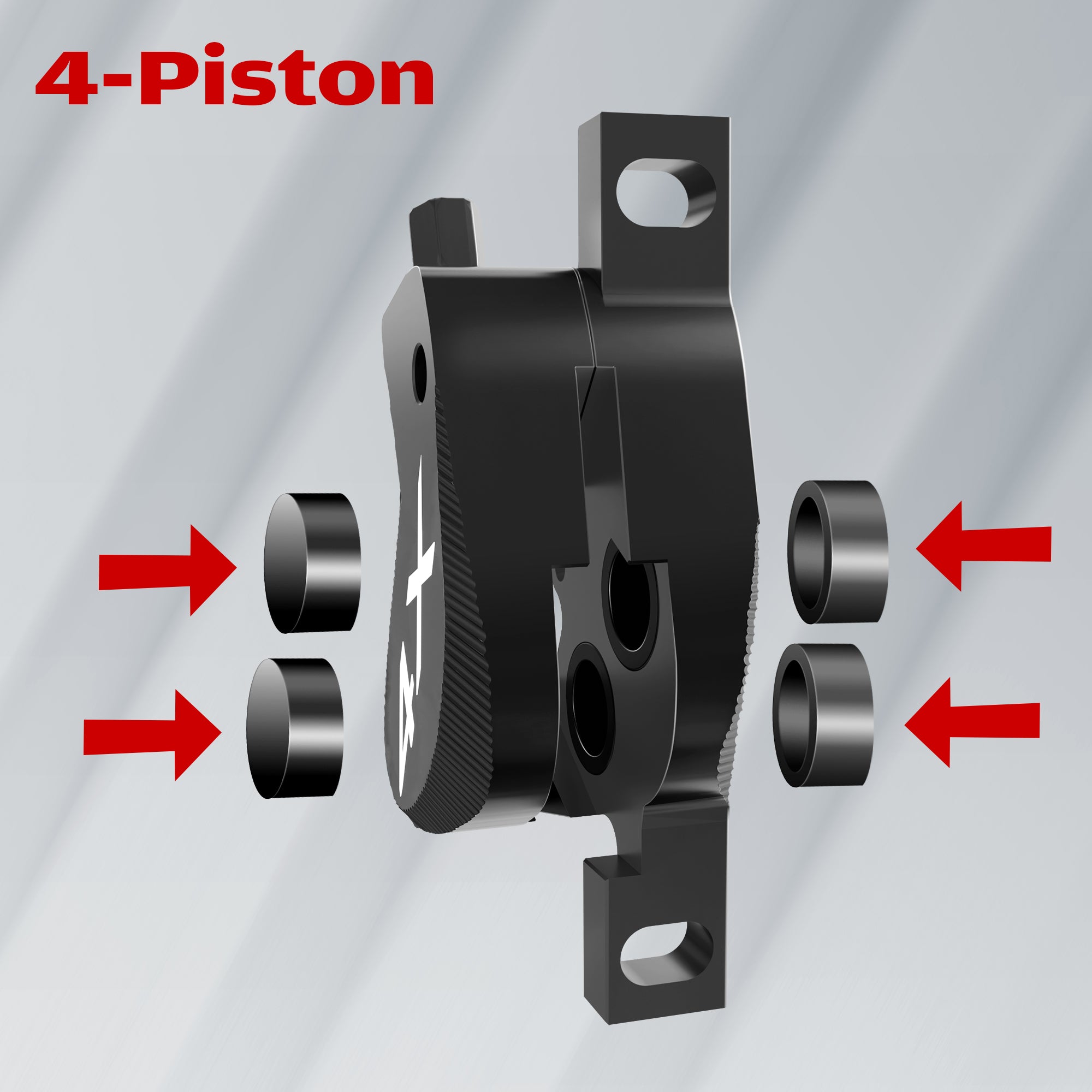 DYISLAND SD-230 4-Piston MTB Hydraulic Disc Brake Set