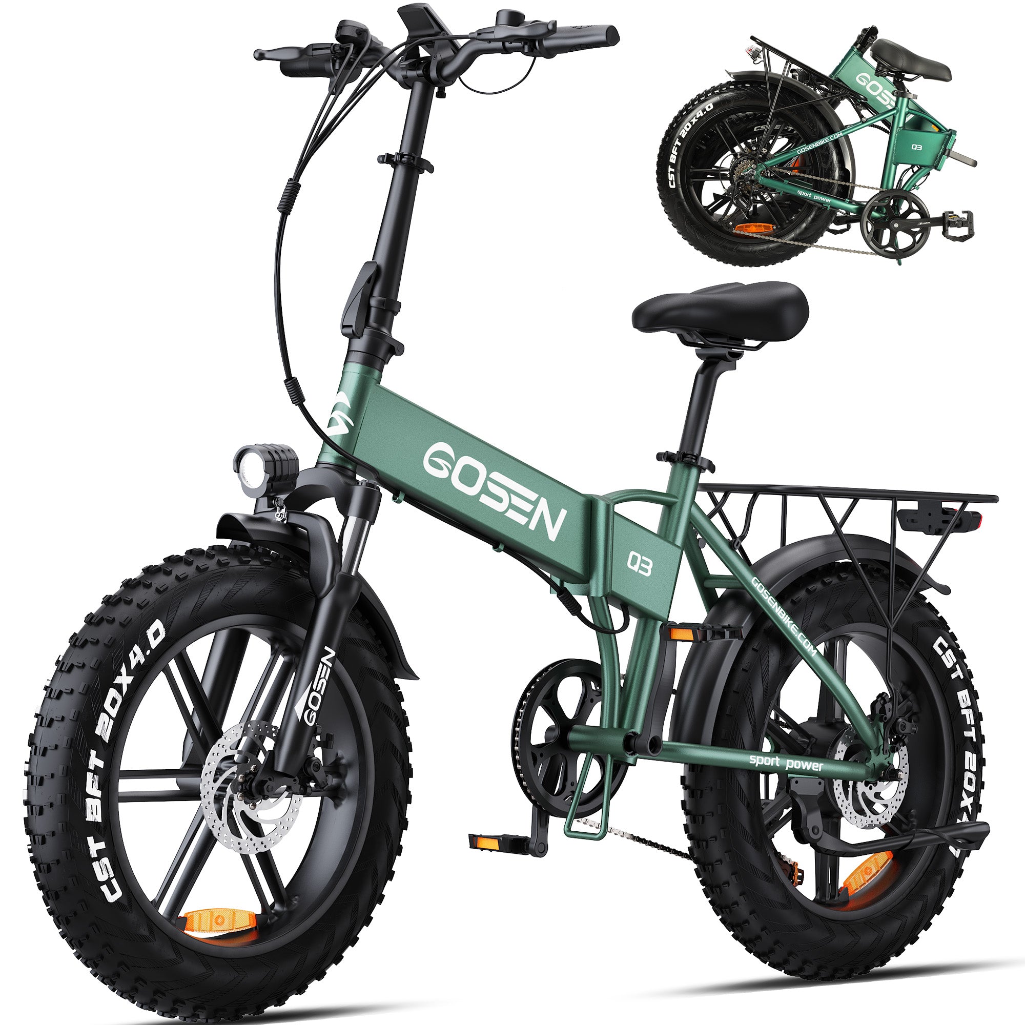 GOSEN Q3 Folding Electric Bike to CA