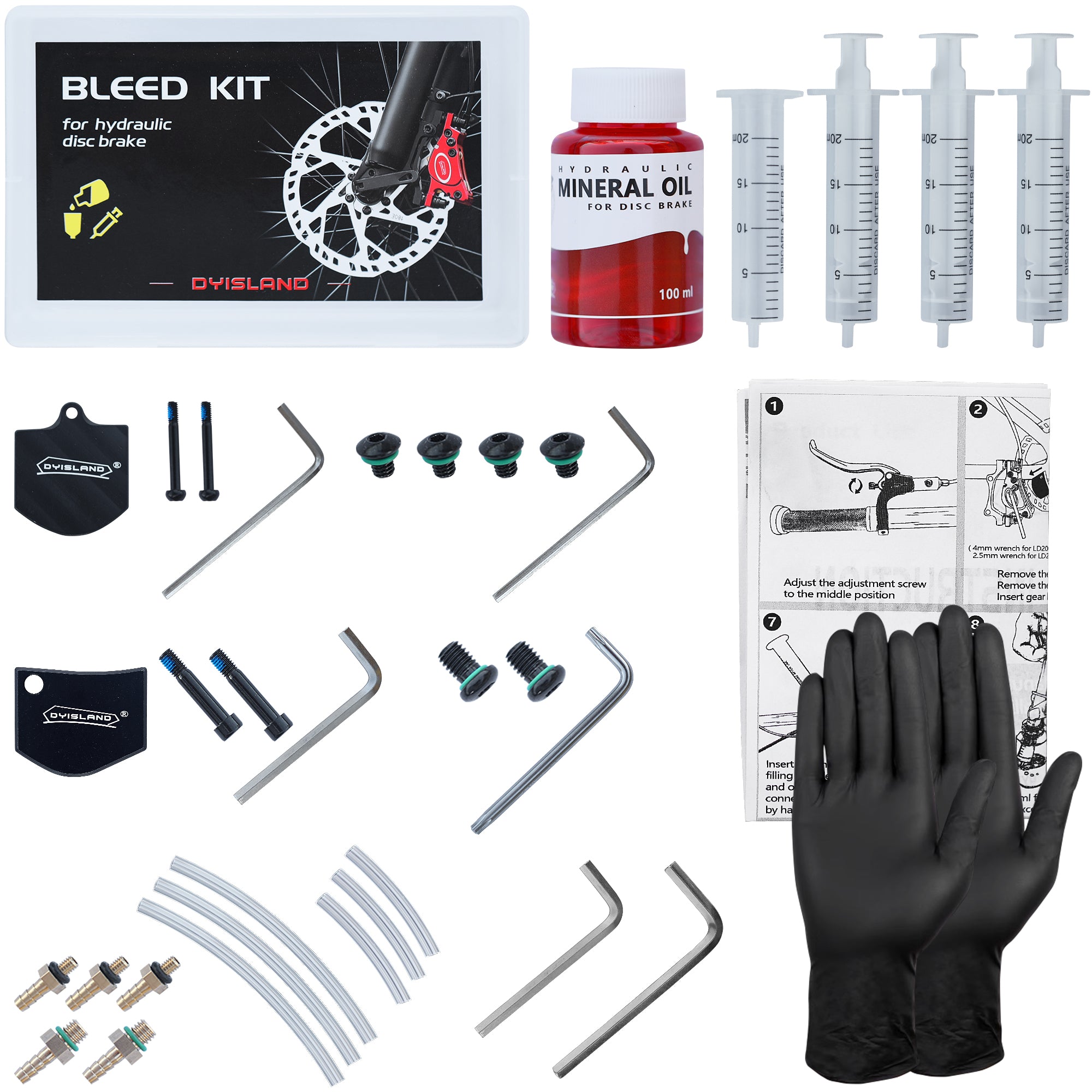 Kit de lubricación para frenos de disco hidráulicos DYISLAND