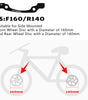 DYISLAND 74mm Standard Brake Bracket