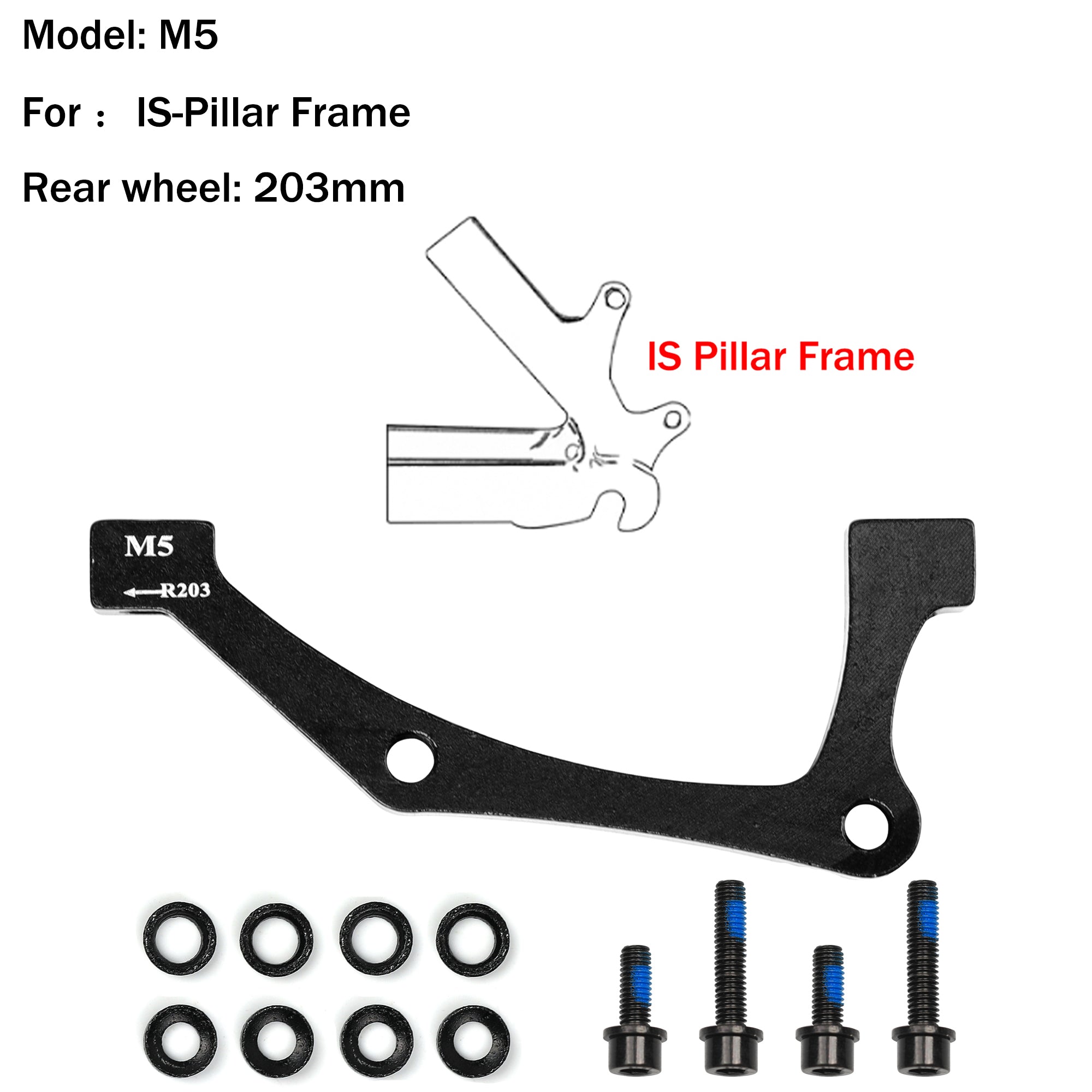 DYISLAND LD-200PLUS & LD4X-300 Brake Bracket