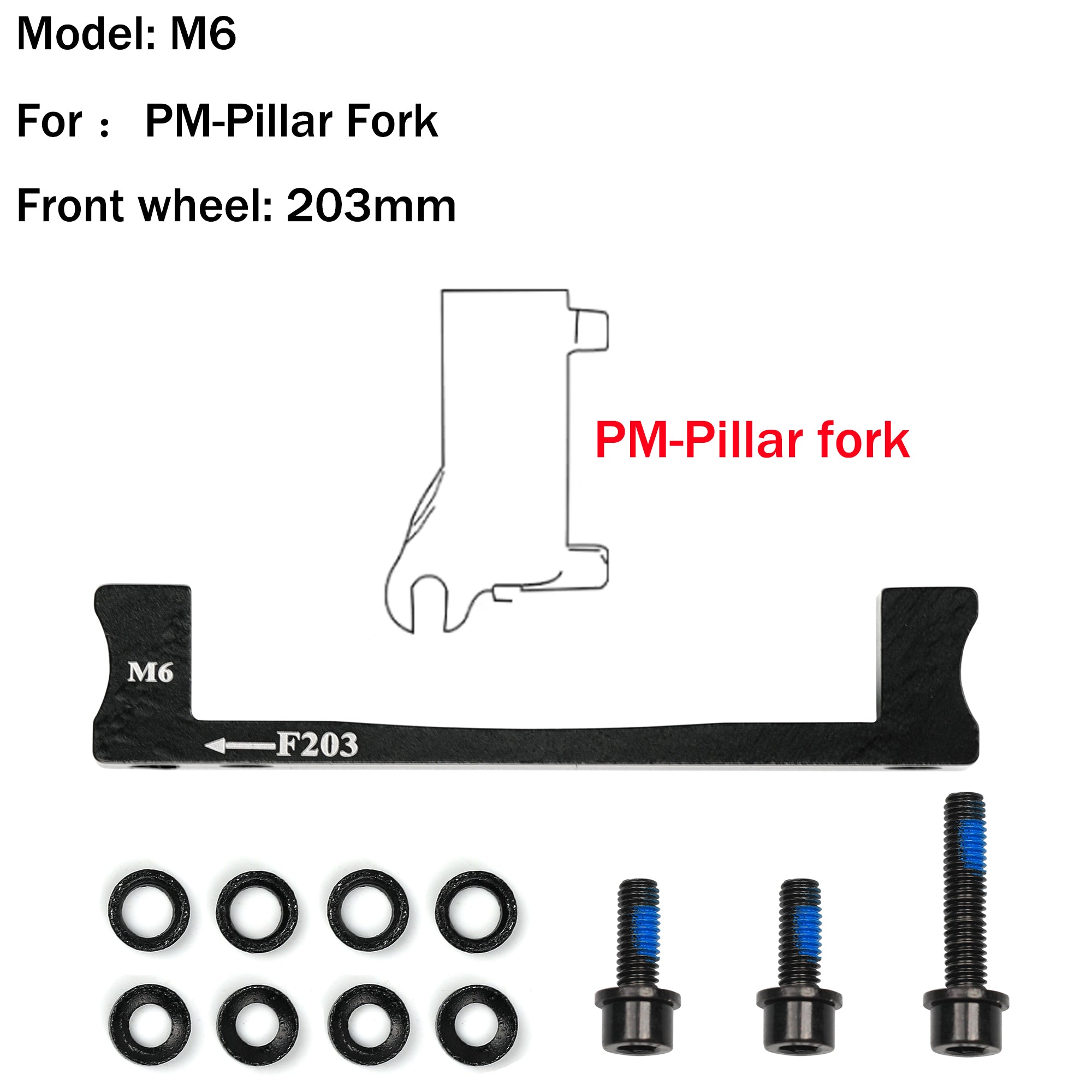 DYISLAND LD-200PLUS & LD4X-300 Brake Bracket