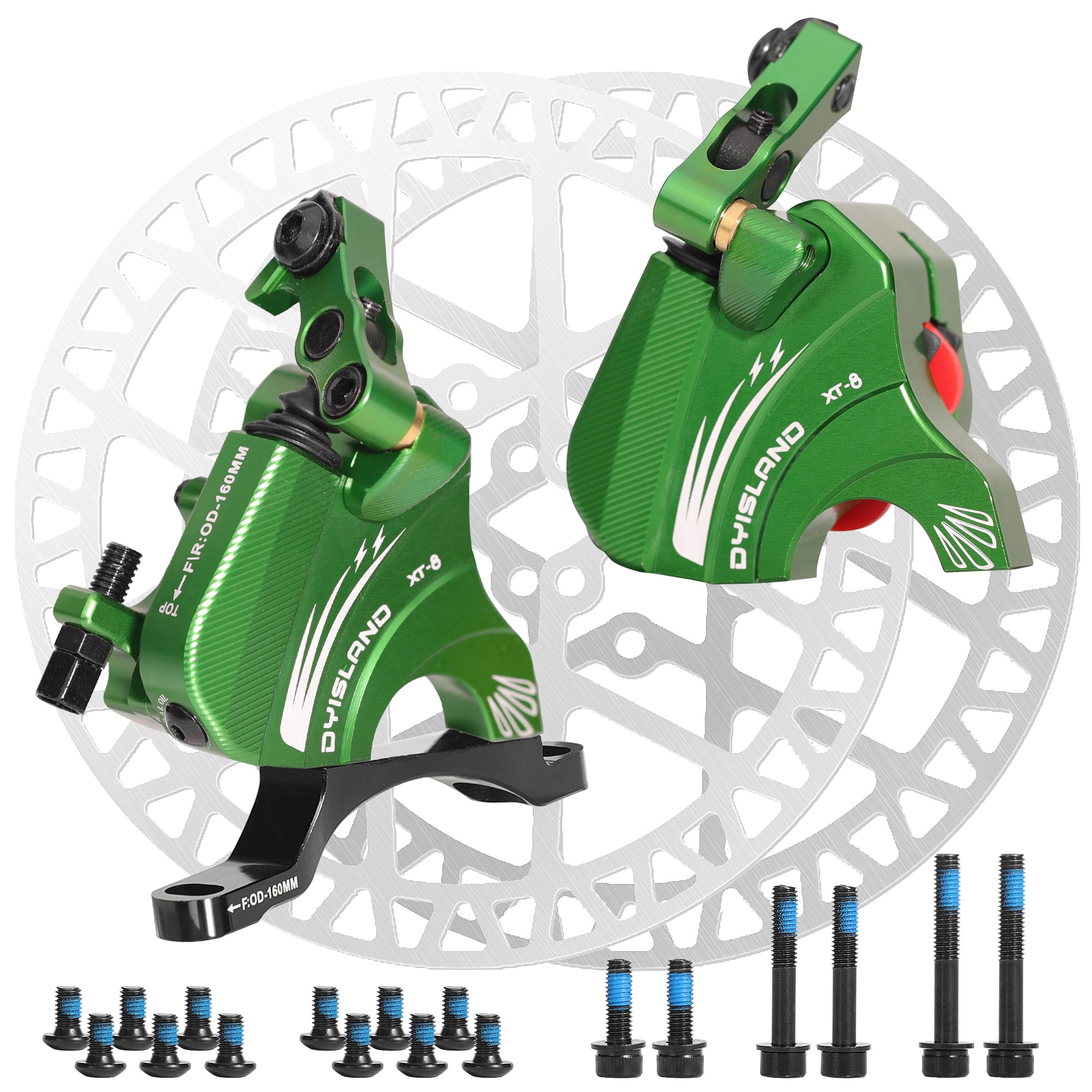 DYISLAND XT-8 Cable Actuated Road Bicycle Hydraulic Disc Brakes kit