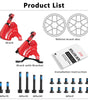 DYISLAND XT-8 Cable Actuated Road Bicycle Hydraulic Disc Brakes kit