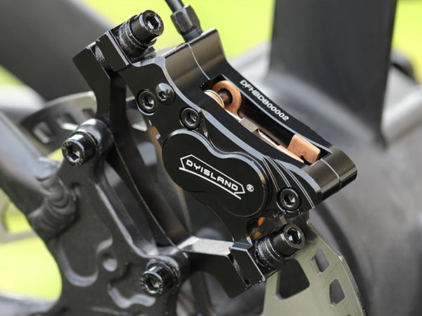 Zoom HB876E 4 Kolben Hidraulic Scheibenbremse E- Bike Power Off Olbremsen Mit Harz Bremsbelage Schwarz