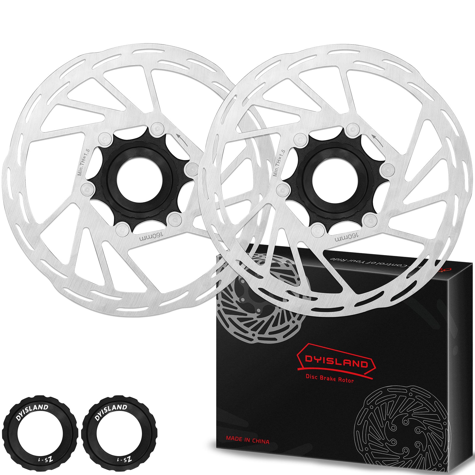DYISLAND Bicycle Brake Rotor CenterLock Disc Brake Rotor