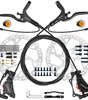DYISLAND LD4X-300 4-Kolben Hydraulisches Scheibenbremsenset für E-Bike 