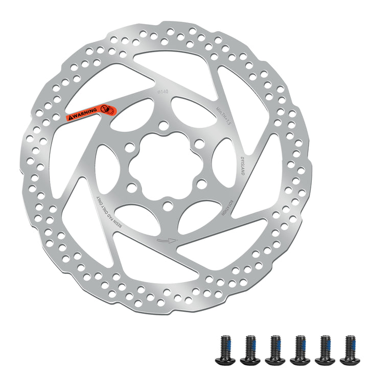 DYISLAND High Quality Orange Label 140mm 160mm 180mm-1.8MM Thickness Bike Disc Brake Rotor