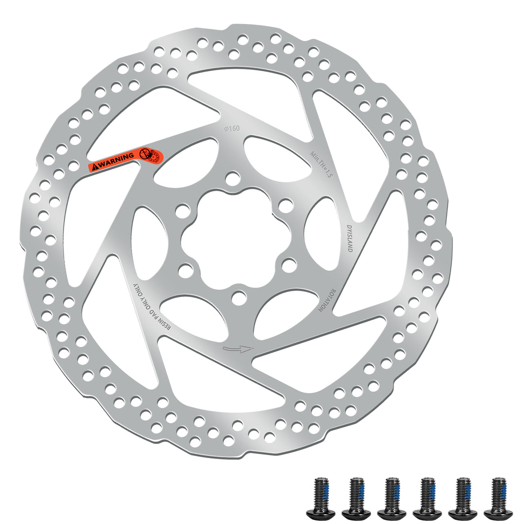 DYISLAND High Quality Orange Label 140mm 160mm 180mm-1.8MM Thickness Bike Disc Brake Rotor