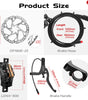 DYISLAND LD4X-300 4-Kolben Hydraulisches Scheibenbremsenset für E-Bike 