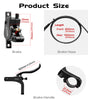 DYISLAND SD-200 2-Kolben Hydraulische Scheibenbremse Set Für MTB/Mountainbike