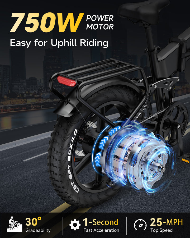 TESGO Seeker Hum Folding Electric Bike to US