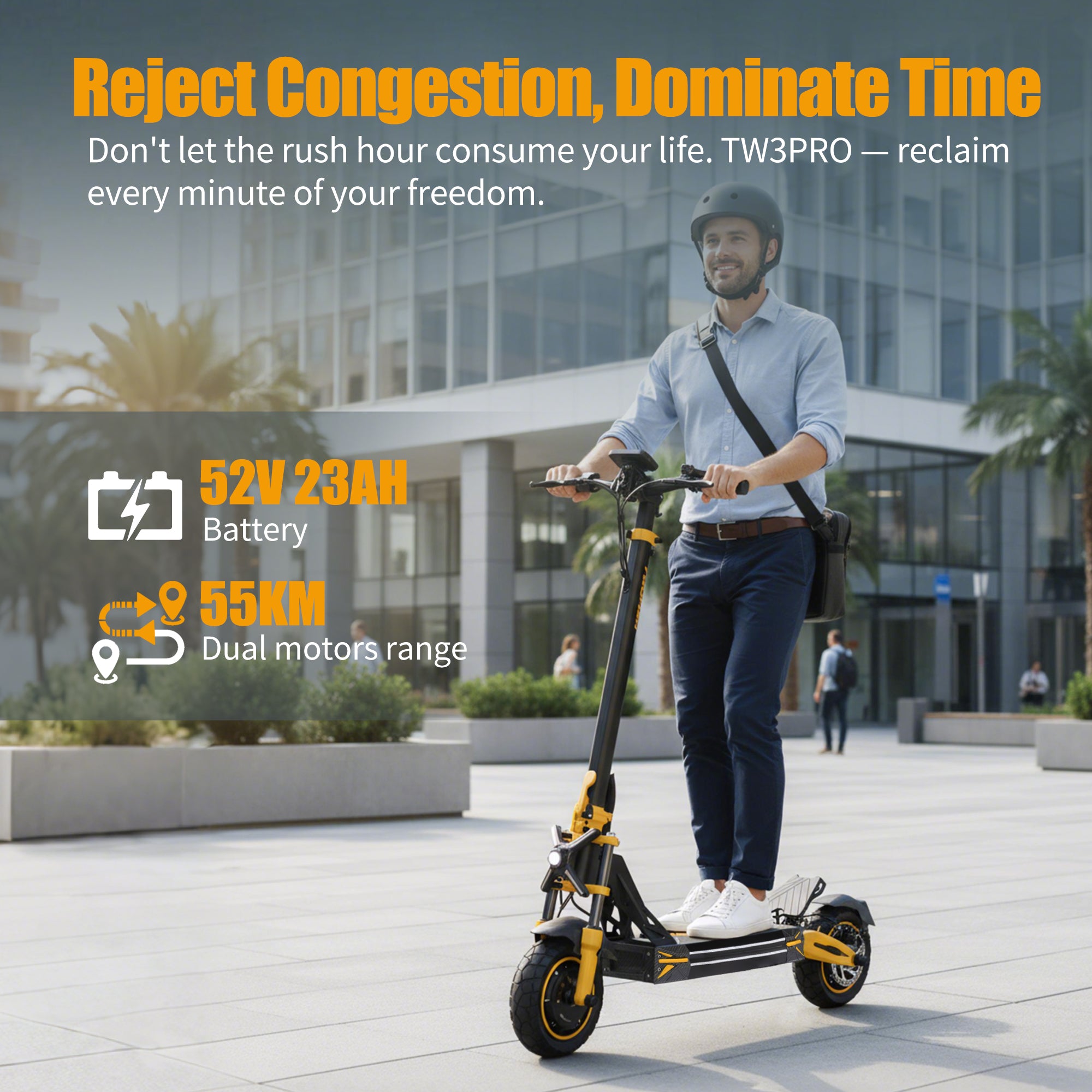 TWOFISH TW3 Pro Dual Motor Electric Scooter（EU）
