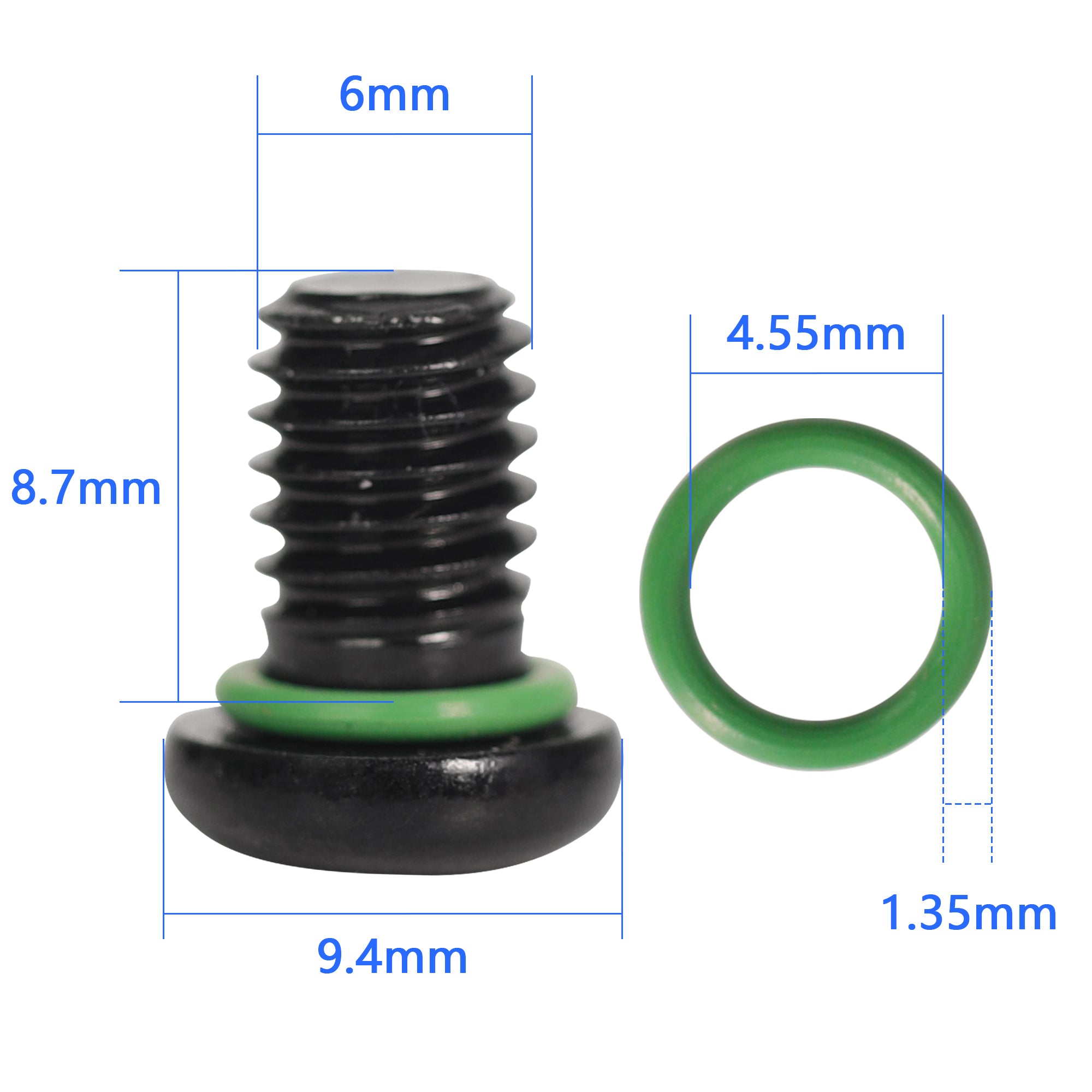 DYISLAND Hydraulic Brake Caliper Oil Sealing Screw