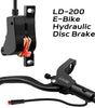 DYISLAND LD-200 2-Kolben Hydraulisches Scheibenbremsenset für E-Bike 