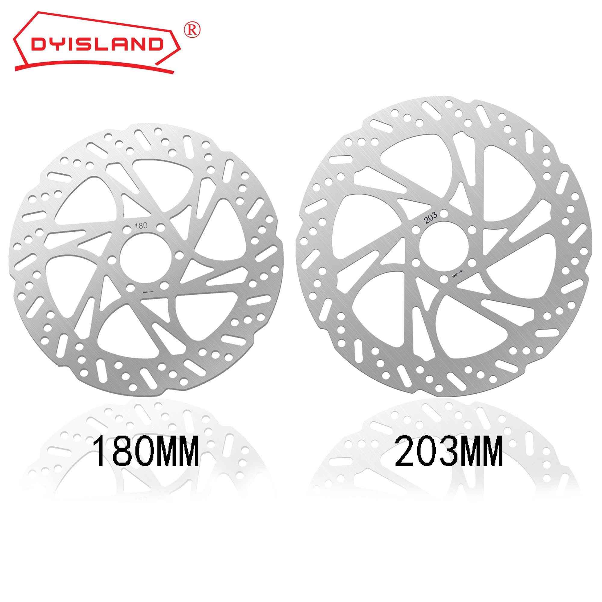 DYISLAND Bicycle Stainless Steel Disc Brake Disc 2.8 Thickness