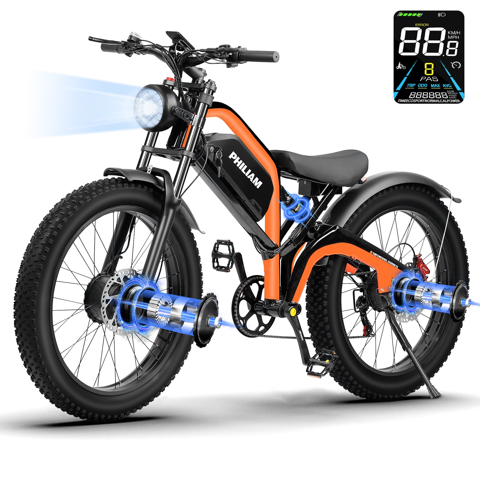 Philiam  FX1  52V 20Ah Electric Bikes to US