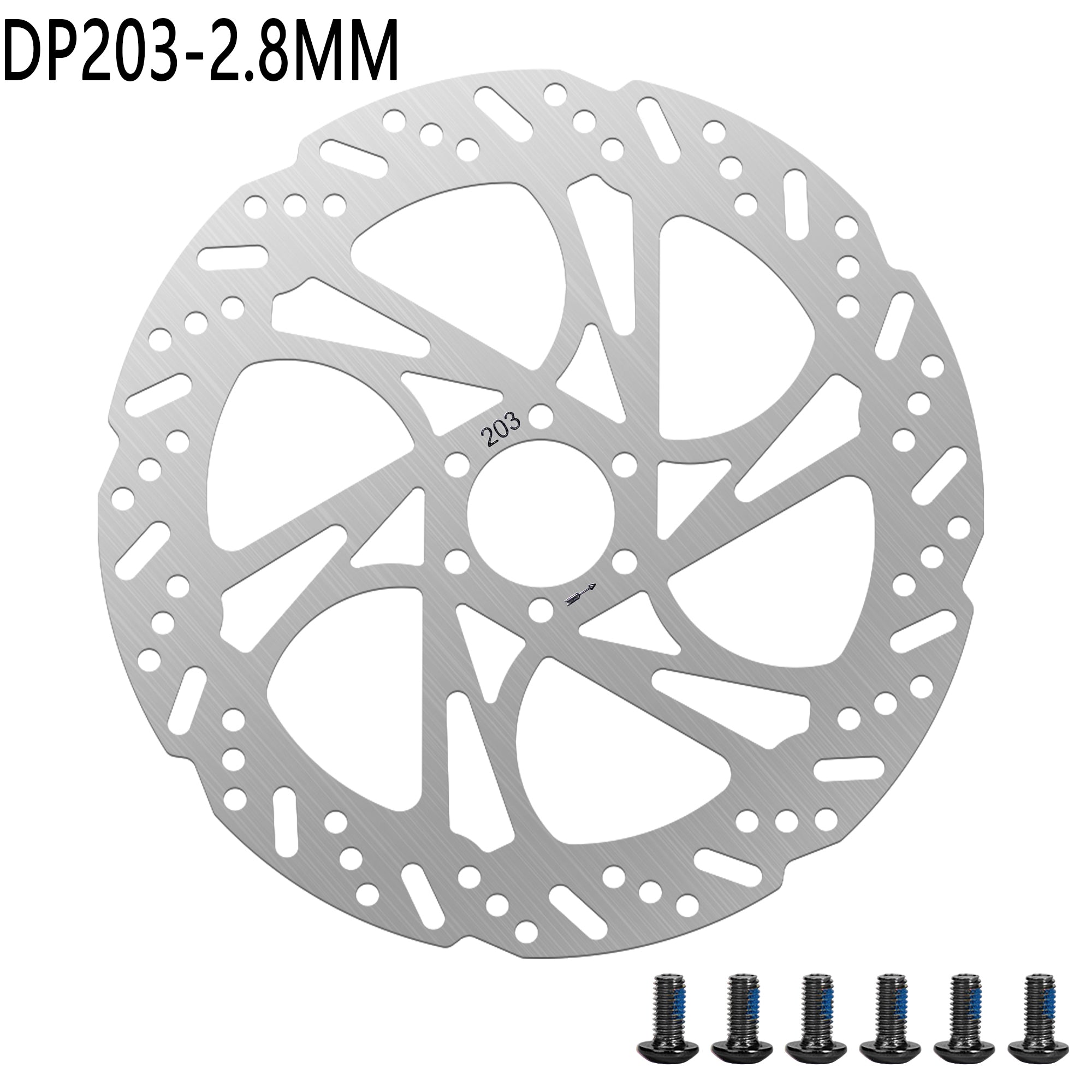 DYISLAND Bicycle Stainless Steel Disc Brake Disc 2.8 Thickness