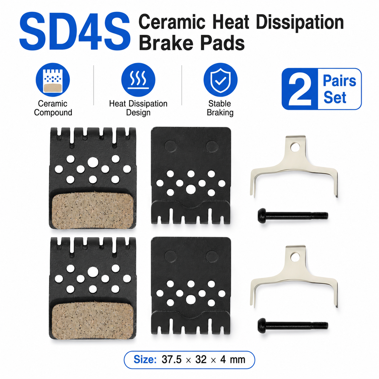 DYISLAND SD4S Ceramic Brake Pads