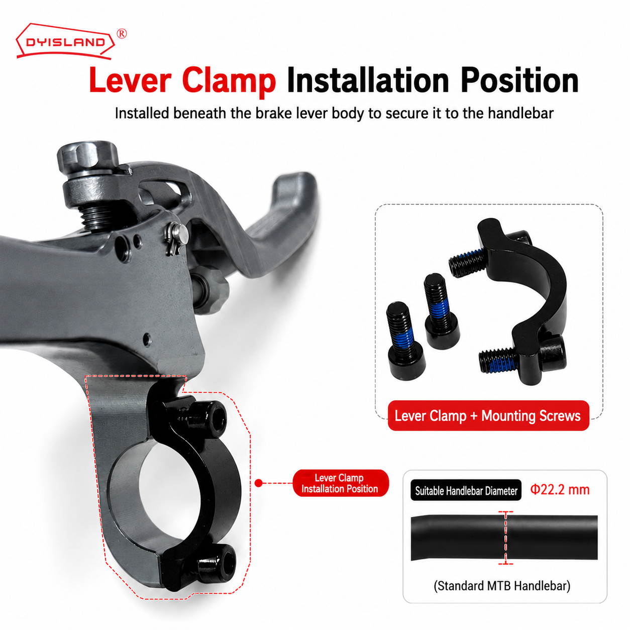 DYISLAND Brake Lever Replacement Parts Kit