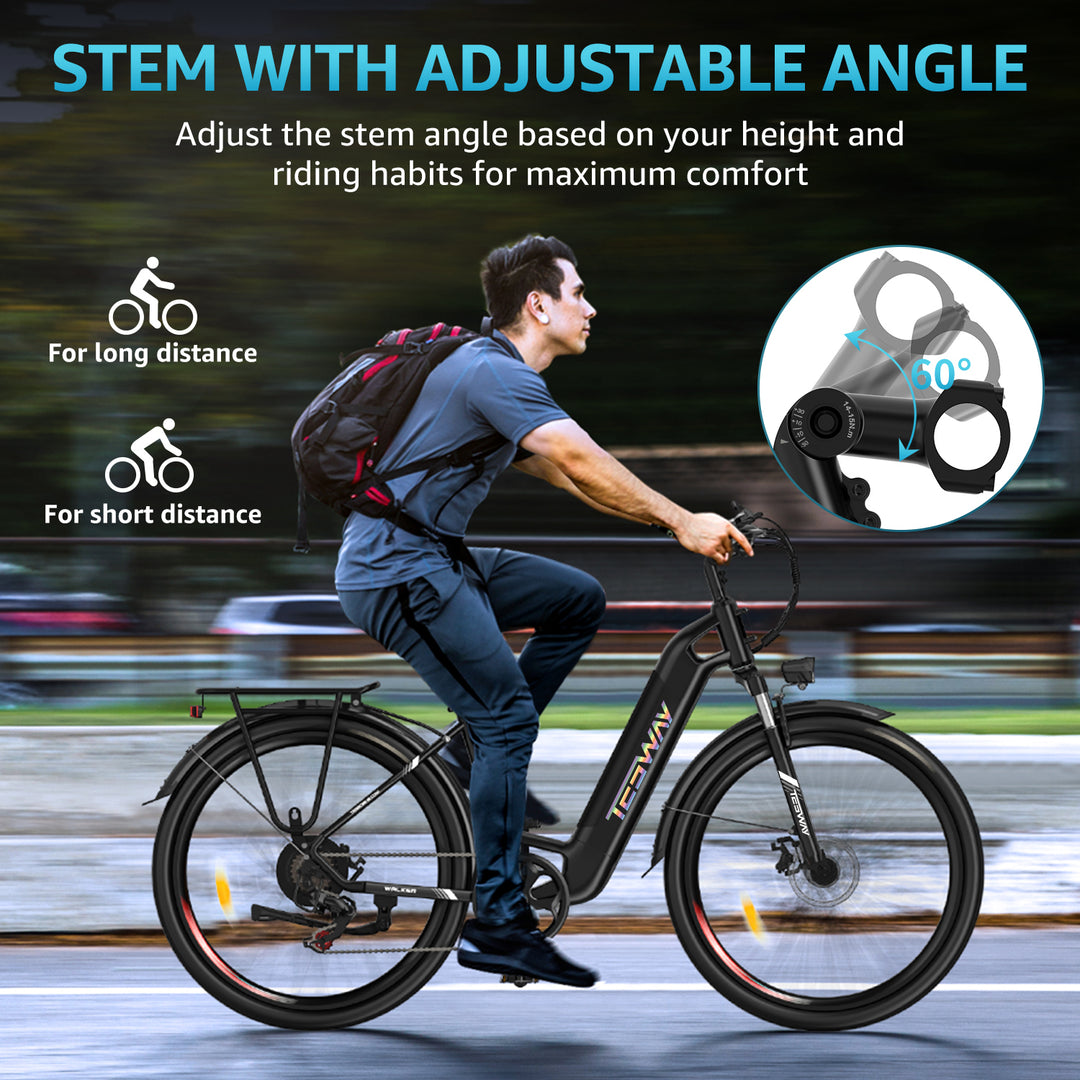 TESWAY WALKER Electric Bike to CA