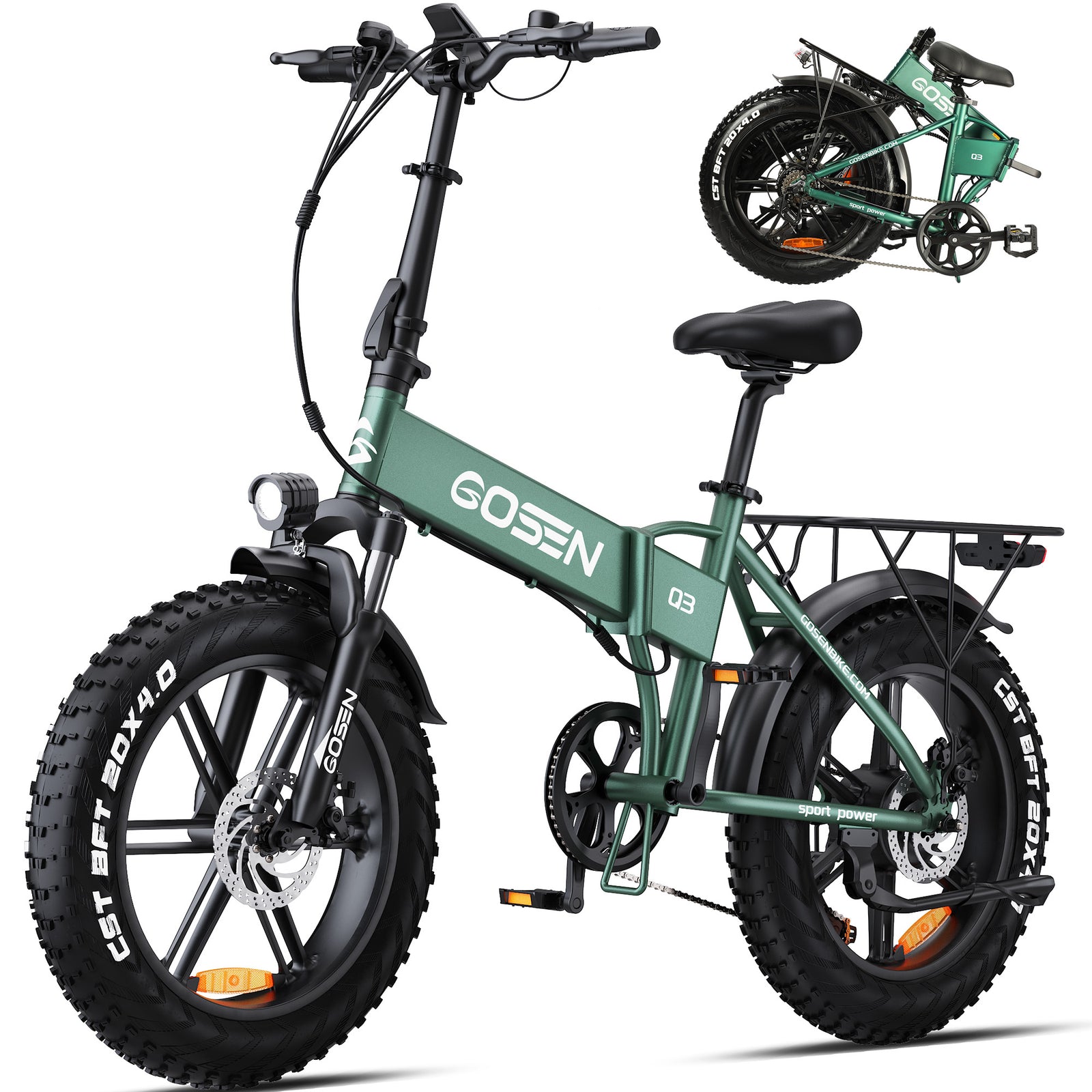 GOSEN Q3 Folding Electric Bike to CA