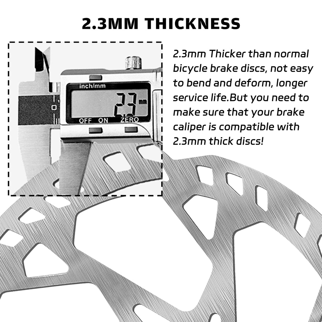 Bicycle Stainless Steel Disc Brake Disc 2.3 Thickness