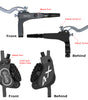 DYISLAND SD-230 4-Kolben MTB Hydraulisches Scheibenbremsenset 