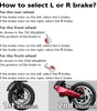 DYISLAND LD-210 2-Pistons Hydraulic Disc Brake Set  For E- Scooter