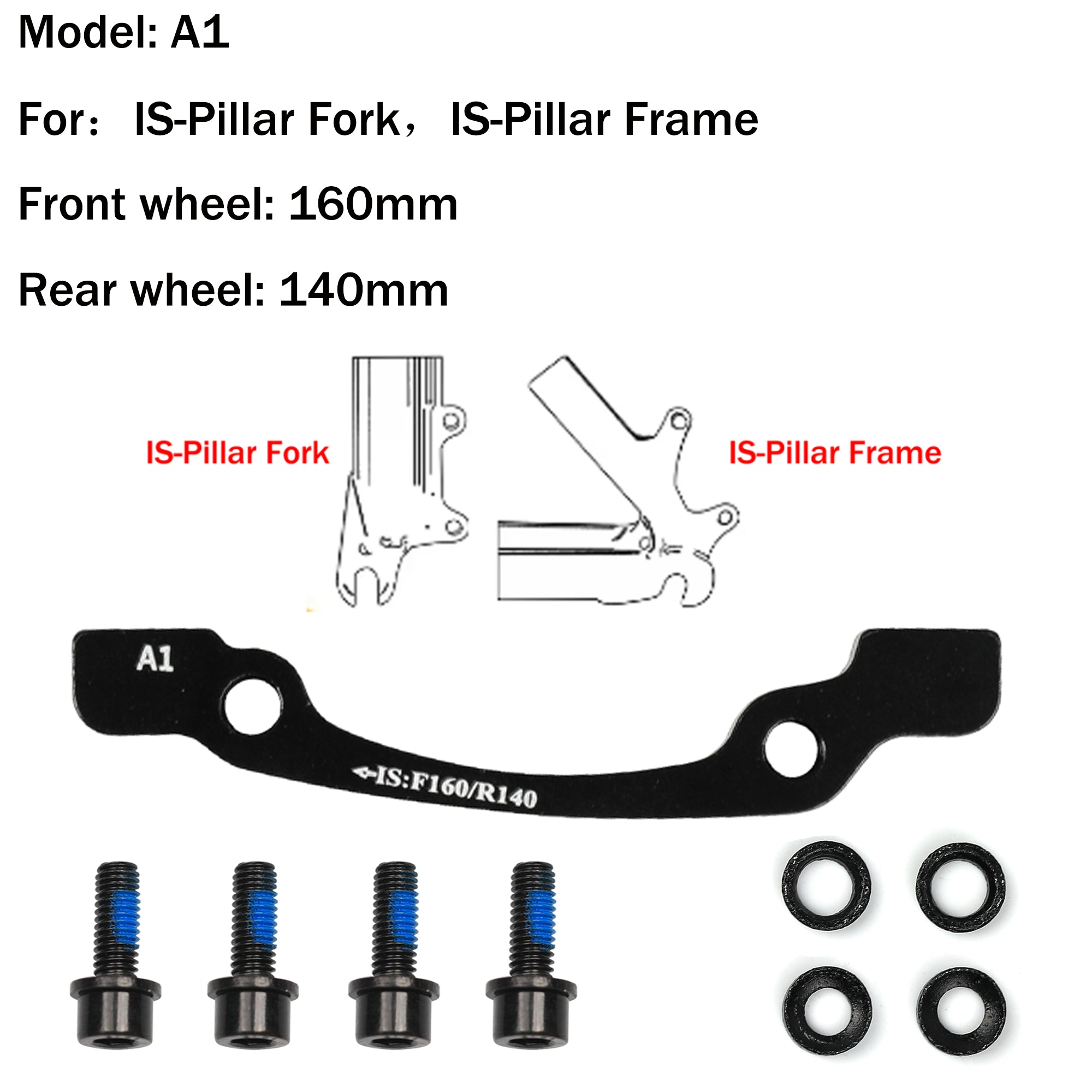 DYISLAND 74mm Standard Brake Bracket