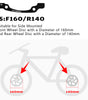 DYISLAND 74mm Standard Brake Bracket