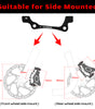 DYISLAND 74mm Standard Brake Bracket