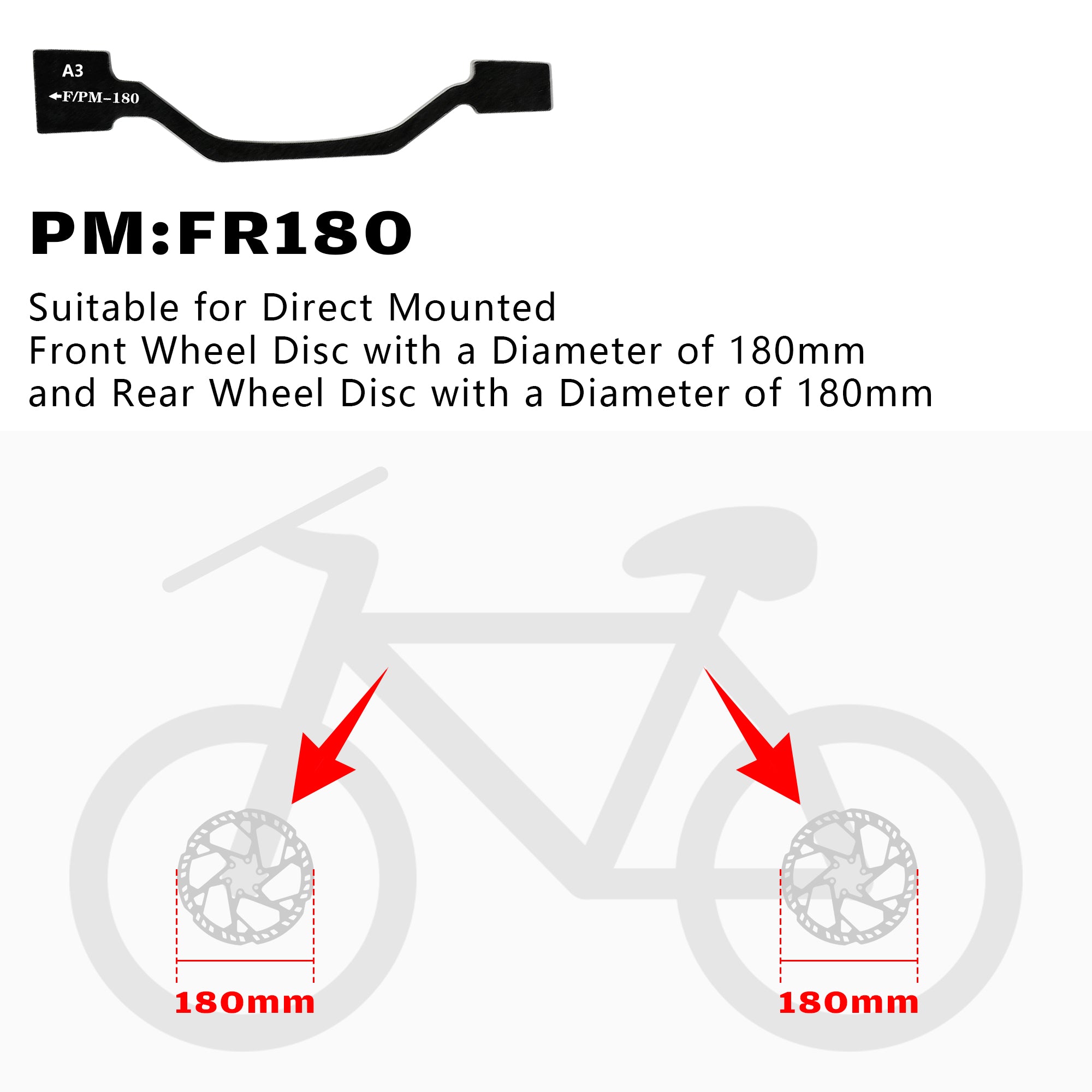 DYISLAND 74mm Standard Brake Bracket