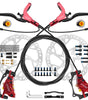 DYISLAND LD4X-300 4-Pistons Hydraulic Disc Brake Set  for E-Bike