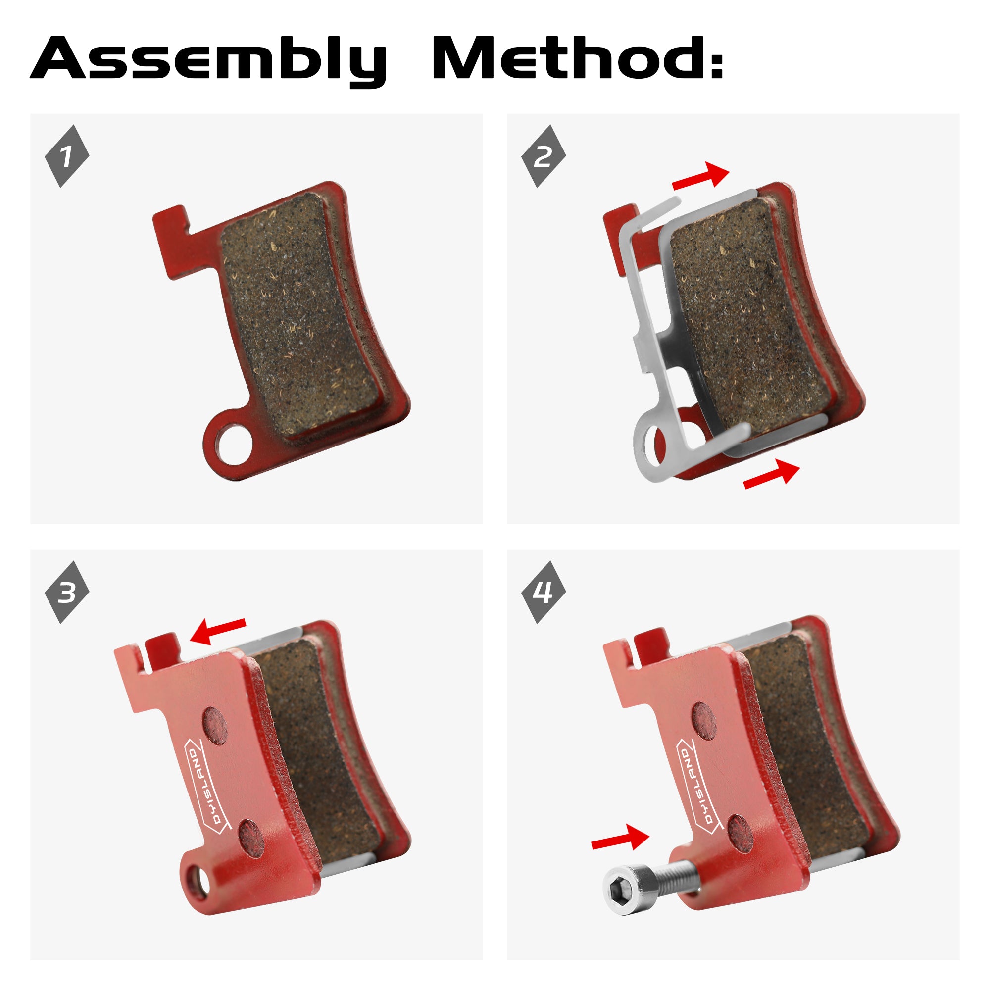 DYISLAND MT600 Bicycle Brake Pads