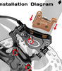 DYISLAND MT600 Bicycle Brake Pads