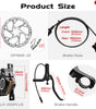 DYISLAND LD-200PLUS 2-Pistons Hydraulic Disc Brake Set  for E-Bike