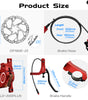 DYISLAND LD-200PLUS 2-Pistons Hydraulic Disc Brake Set  for E-Bike