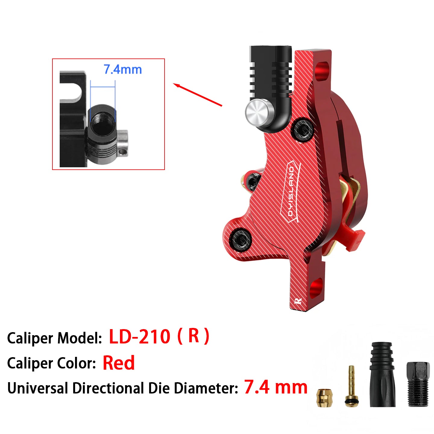 Pinza de freno de disco hidráulica DYISLAND BKS-24