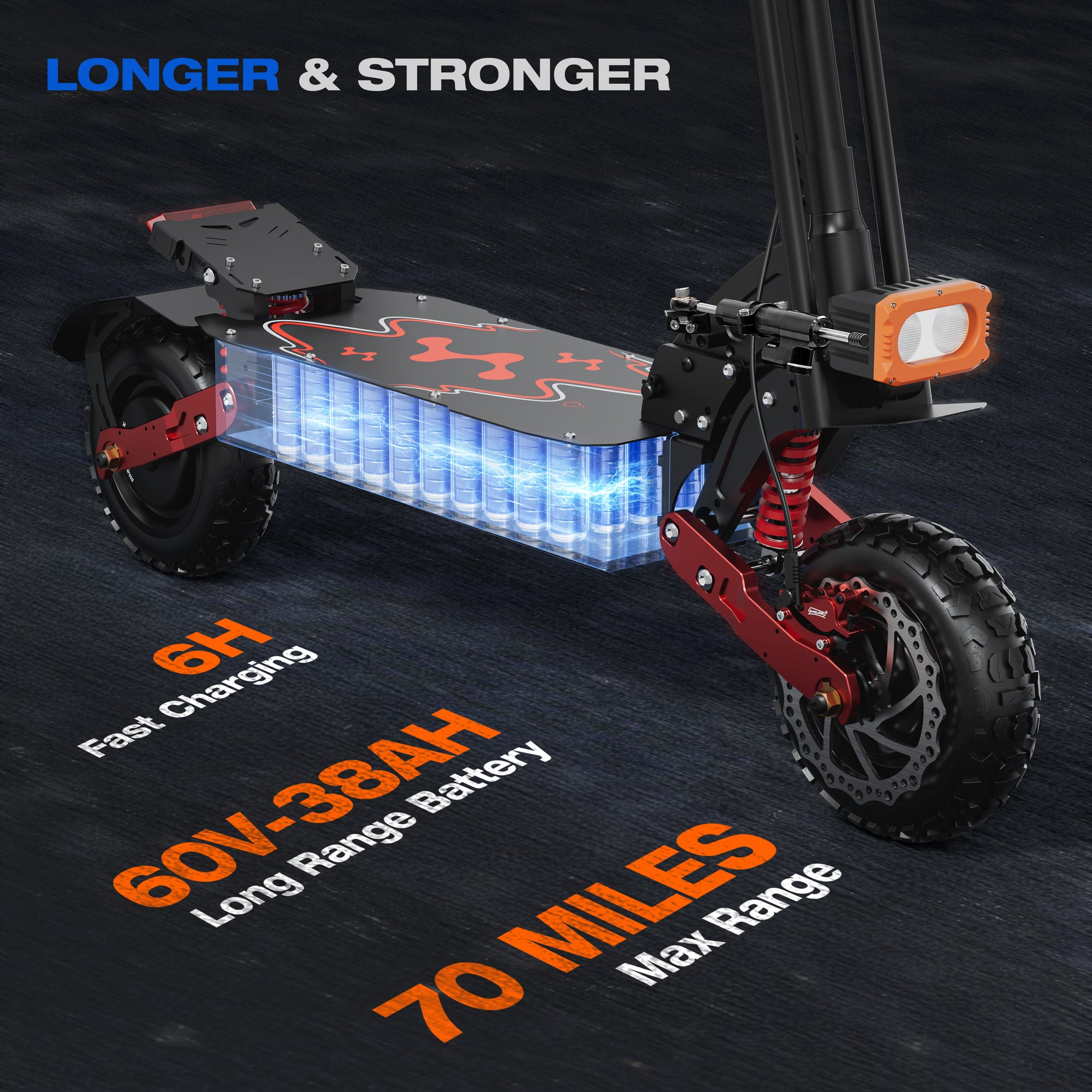 PHILIAM ES8 60V 38Ah  3000W  Dual Motor Scooter