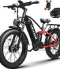 PHILIAM F3 PRO Dual Motor E-Bike, 3000W Peak Power, 52V 23Ah Battery, 37 MPH Top Speed, 100-Mile Range, Full Suspension Fat Tire (EU)