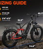 PHILIAM F3 PRO Dual Motor E-Bike, 3000W Peak Power, 52V 23Ah Battery, 37 MPH Top Speed, 100-Mile Range, Full Suspension Fat Tire (EU)