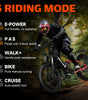 PHILIAM F3 PRO Dual Motor E-Bike, 3000W Peak Power, 52V 23Ah Battery, 37 MPH Top Speed, 100-Mile Range, Full Suspension Fat Tire (EU)