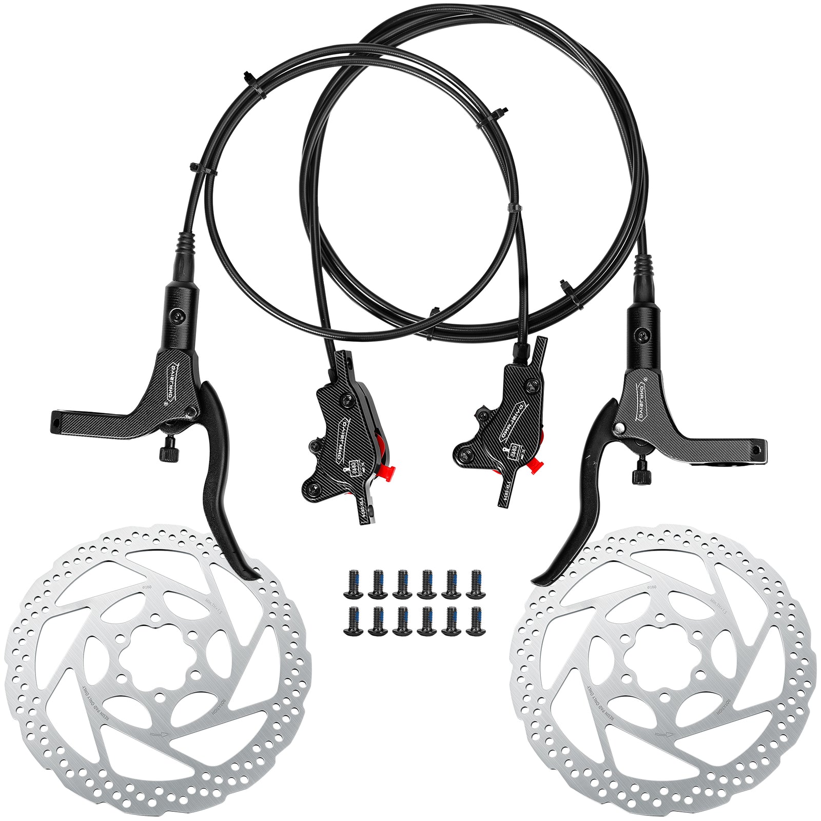 DYISLAND SD-200 2-Pistons Hydraulic Disc Brake Set  For MTB/Mountain Bike