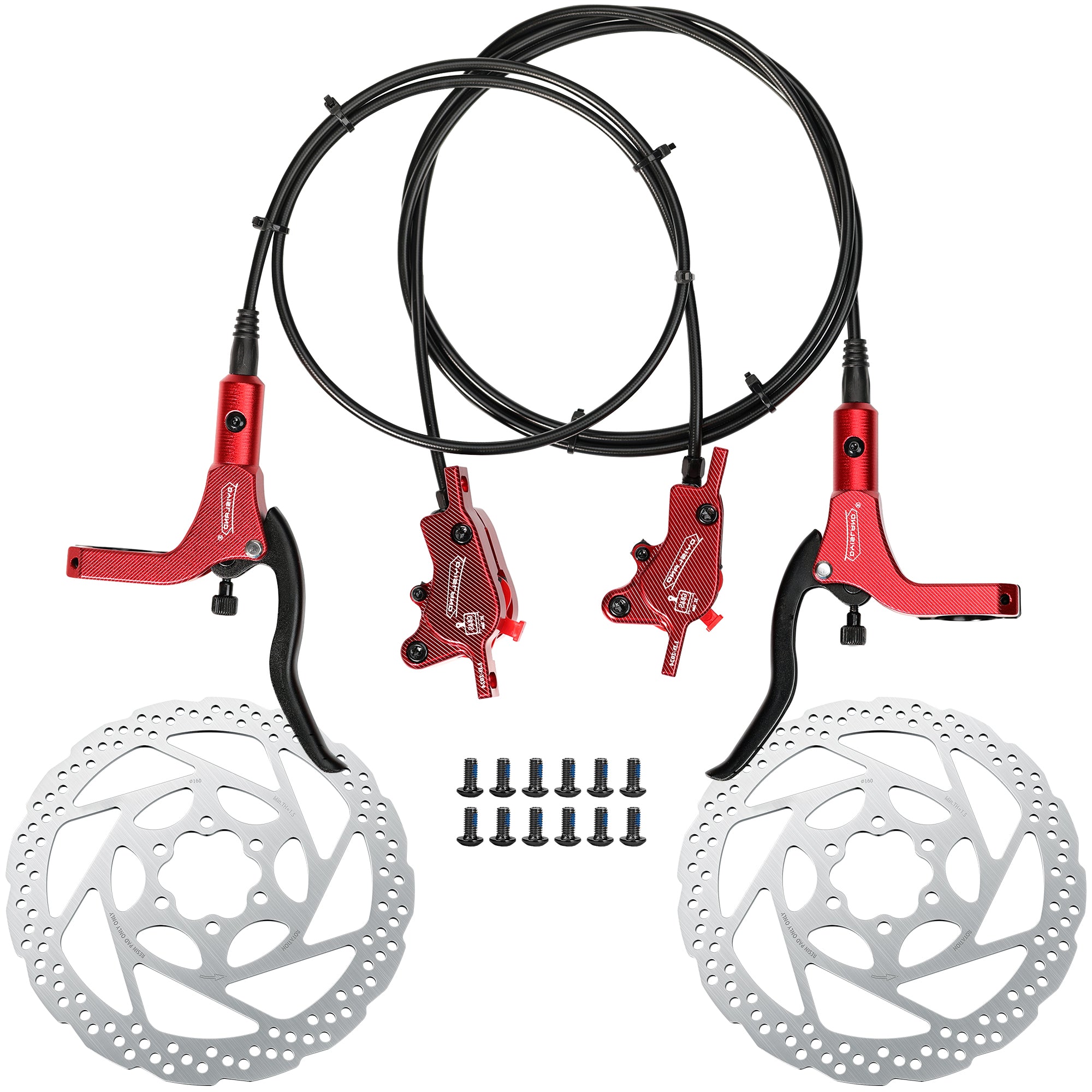 DYISLAND SD-200 2-Kolben Hydraulische Scheibenbremse Set Für MTB/Mountainbike
