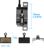 DYISLAND SD-200 2-Kolben Hydraulische Scheibenbremse Set Für MTB/Mountainbike